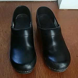 Sanita Black Clogs size 39
